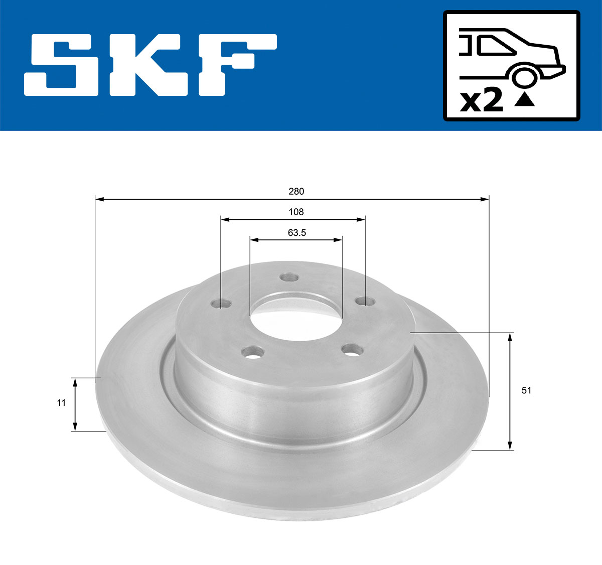 SKF VKBD 90121 S2 спирачен...